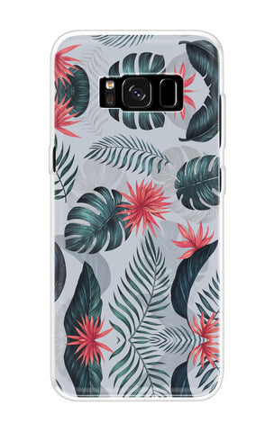 Retro Floral Leaf Samsung S8 Back Cover