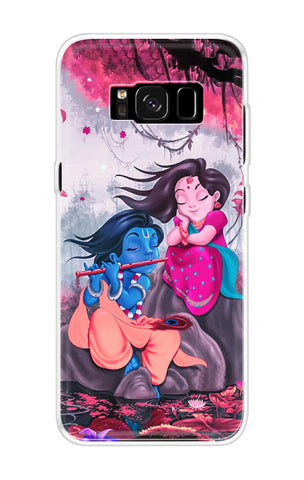 Radha Krishna Art Samsung S8 Back Cover