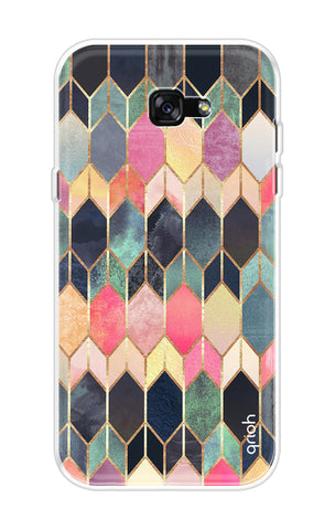Shimmery Pattern Samsung A7 2017 Back Cover