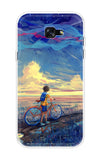 Riding Bicycle to Dreamland Samsung A7 2017 Back Cover