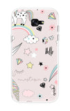 Unicorn Doodle Samsung A7 2017 Back Cover