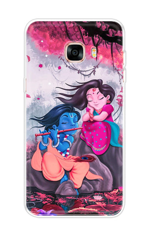 Radha Krishna Art Samsung C9 Pro Back Cover