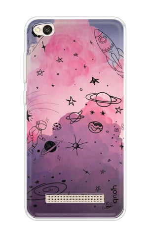 Space Doodles Art Xiaomi Redmi 4A Back Cover