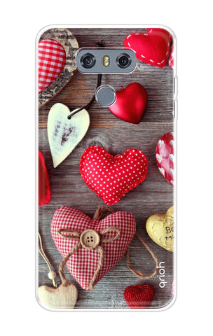 Valentine Hearts LG G6 Back Cover