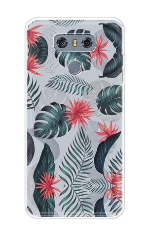 Retro Floral Leaf LG G6 Back Cover