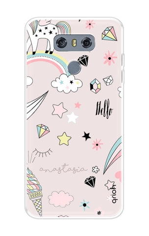 Unicorn Doodle LG G6 Back Cover