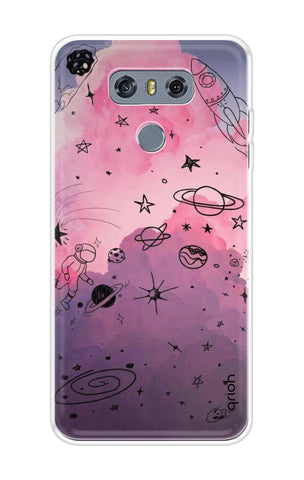 Space Doodles Art LG G6 Back Cover