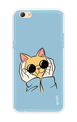 Attitude Cat Oppo F3 Plus Back Cover