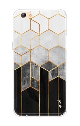 Hexagonal Pattern Oppo F3 Plus Back Cover