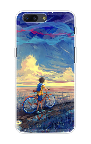 Riding Bicycle to Dreamland OnePlus 5 Back Cover