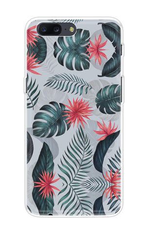 Retro Floral Leaf OnePlus 5 Back Cover