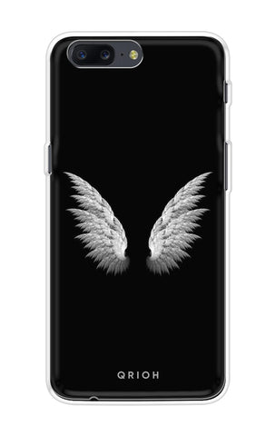 White Angel Wings OnePlus 5 Back Cover