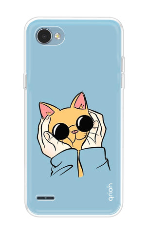 Attitude Cat LG Q6 Back Cover