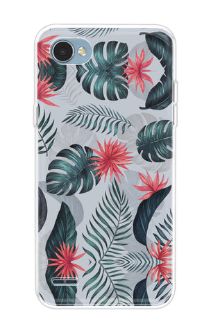 Retro Floral Leaf LG Q6 Back Cover