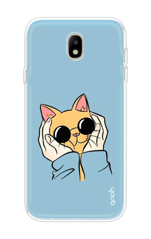 Attitude Cat Samsung J7 Pro Back Cover