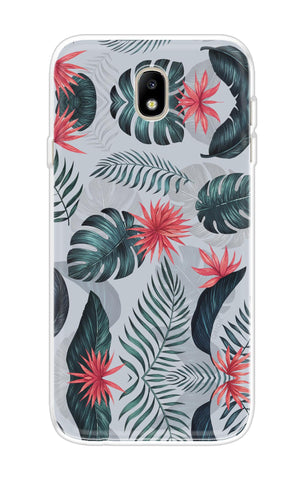 Retro Floral Leaf Samsung J7 Pro Back Cover