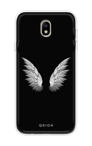 White Angel Wings Samsung J7 Pro Back Cover