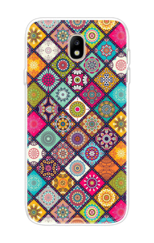 Multicolor Mandala Samsung J7 Pro Back Cover