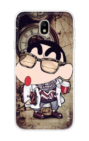 Nerdy Shinchan Samsung J7 Pro Back Cover