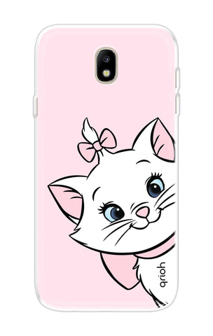 Cute Kitty Samsung J7 Pro Back Cover