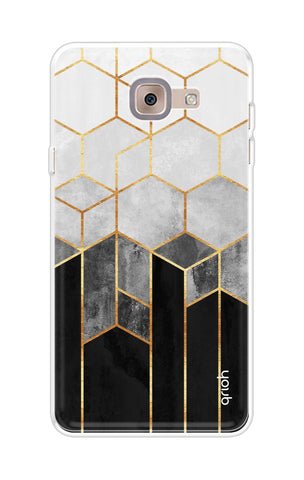 Hexagonal Pattern Samsung J7 Max Back Cover