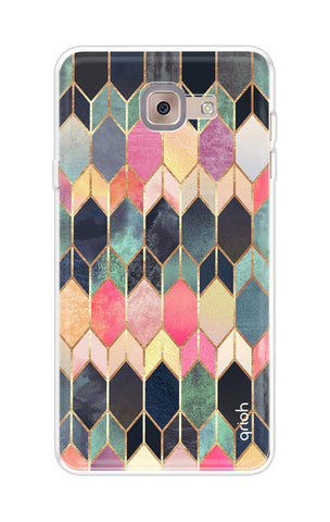 Shimmery Pattern Samsung J7 Max Back Cover