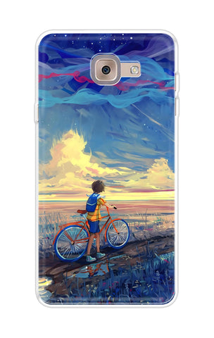 Riding Bicycle to Dreamland Samsung J7 Max Back Cover