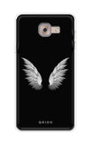 White Angel Wings Samsung J7 Max Back Cover