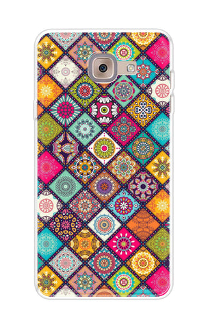 Multicolor Mandala Samsung J7 Max Back Cover