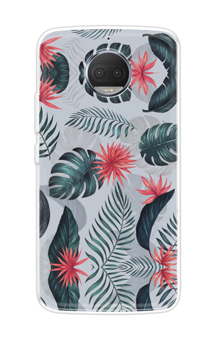 Retro Floral Leaf Motorola Moto G5s Plus Back Cover