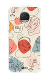 Abstract Faces Motorola Moto G5s Plus Back Cover