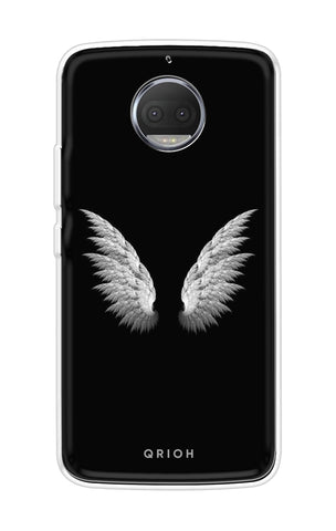 White Angel Wings Motorola Moto G5s Plus Back Cover