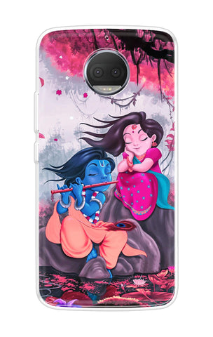 Radha Krishna Art Motorola Moto G5s Plus Back Cover