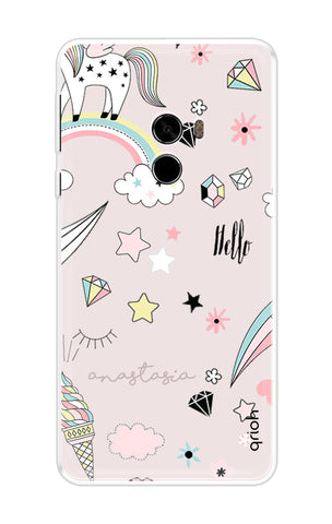Unicorn Doodle Xiaomi Mi Mix 2 Back Cover