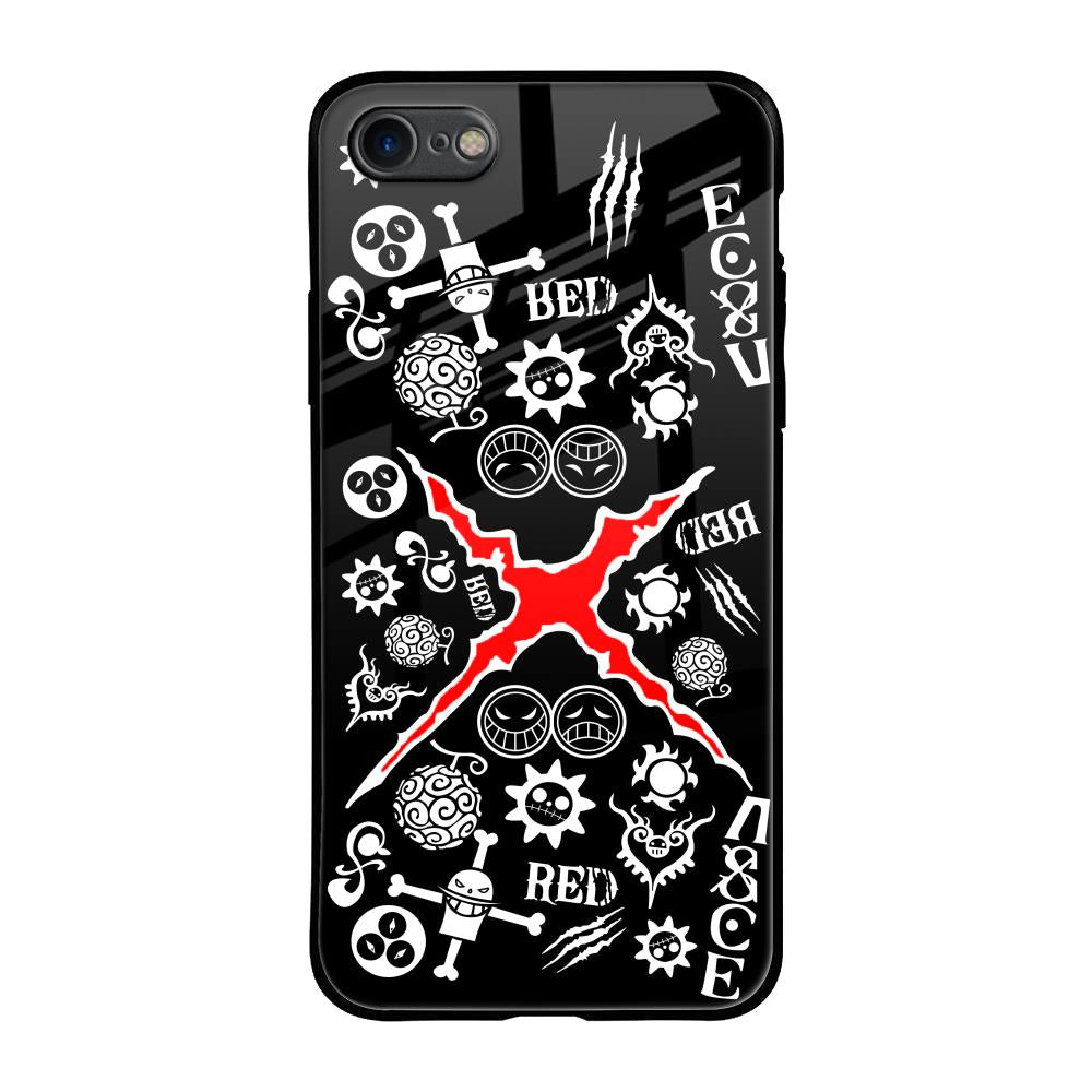 Red Zone iPhone 8 Glass Back Cover Online