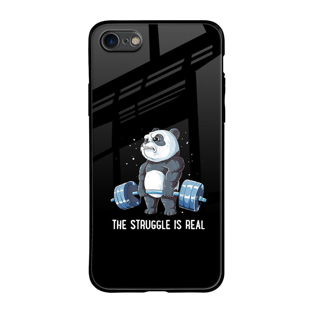 Real Struggle iPhone 8 Glass Back Cover Online