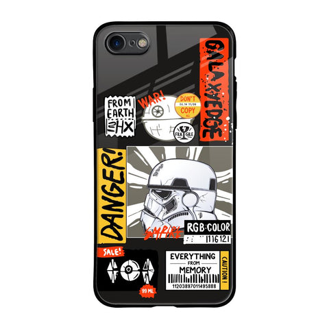 Galaxy Edge iPhone 8 Glass Back Cover Online