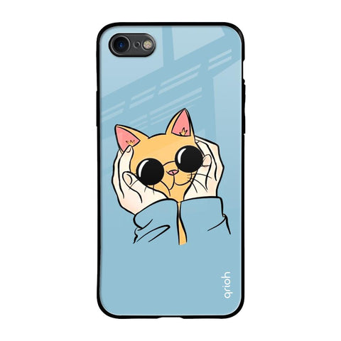 Adorable Cute Kitty iPhone 8 Glass Back Cover Online