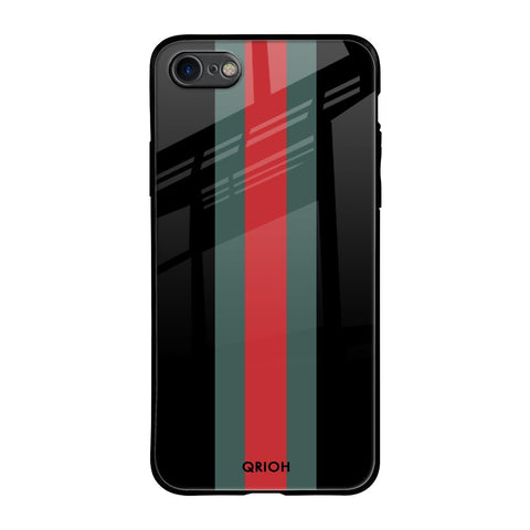 Vertical Stripes iPhone 8 Glass Back Cover Online