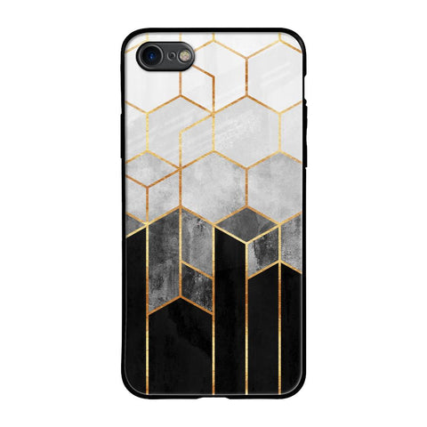 Tricolor Pattern iPhone 8 Glass Back Cover Online