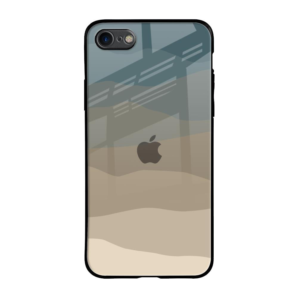Abstract Mountain Pattern iPhone 8 Glass Back Cover Online