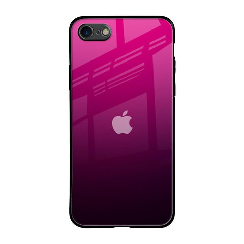 Purple Ombre Pattern iPhone 8 Glass Back Cover Online