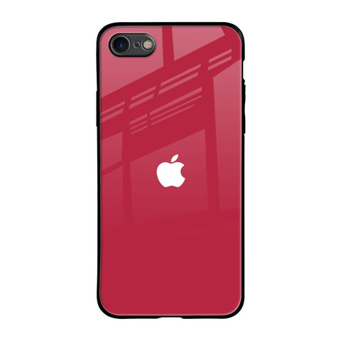Solo Maroon iPhone 8 Glass Back Cover Online