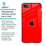 Blood Red Glass Case for iPhone 8