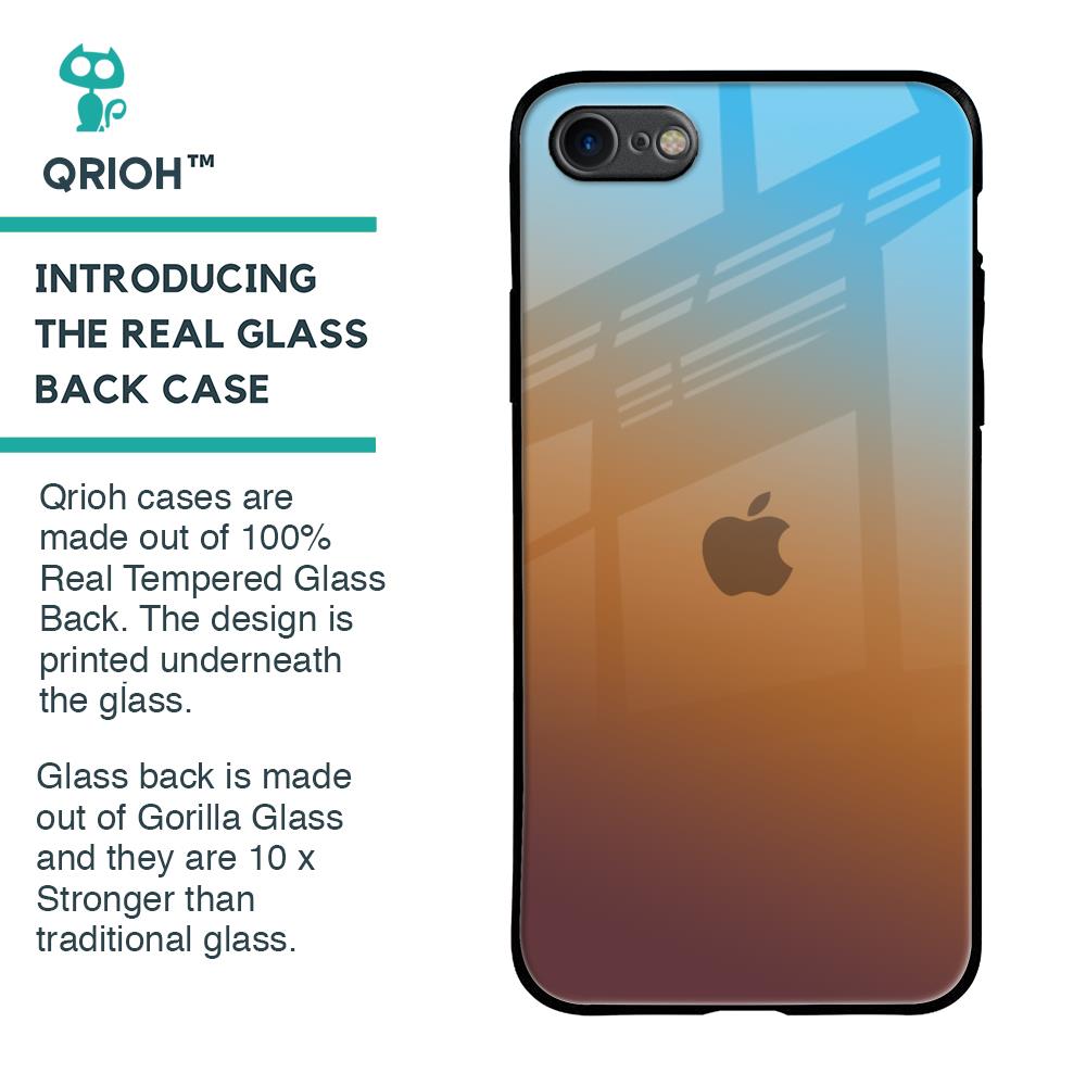 Rich Brown Glass Case for iPhone 8