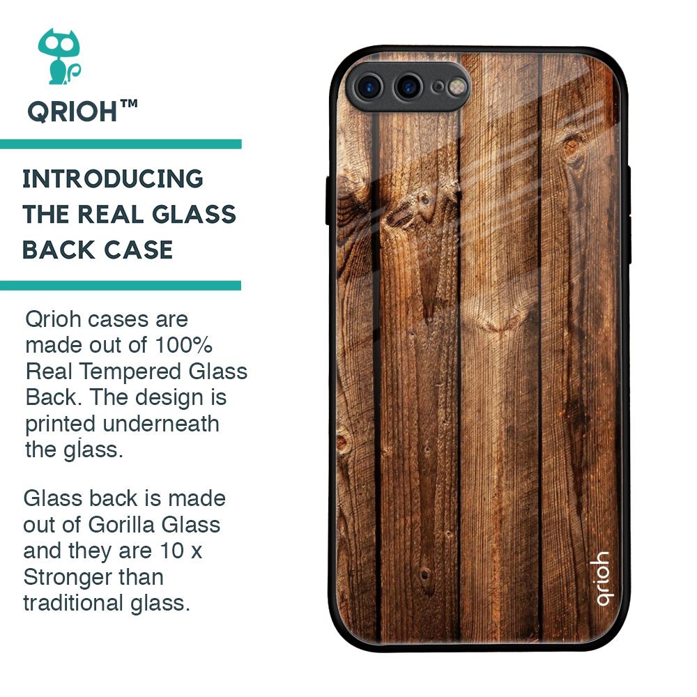 Timber Printed Glass Case for iPhone 8 Plus