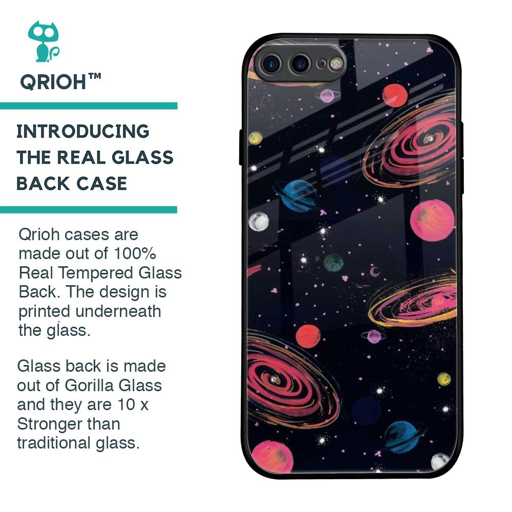 Galaxy In Dream Glass Case For iPhone 8 Plus