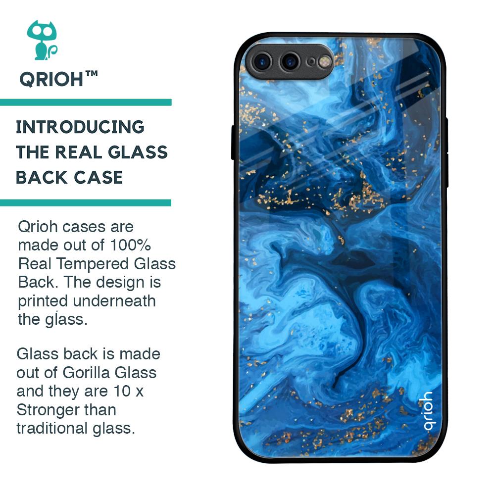 Gold Sprinkle Glass Case for iPhone 8 Plus