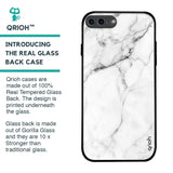 Modern White Marble Glass Case for iPhone 8 Plus