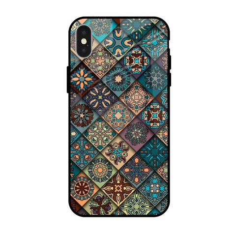Retro Art iPhone X Glass Back Cover Online
